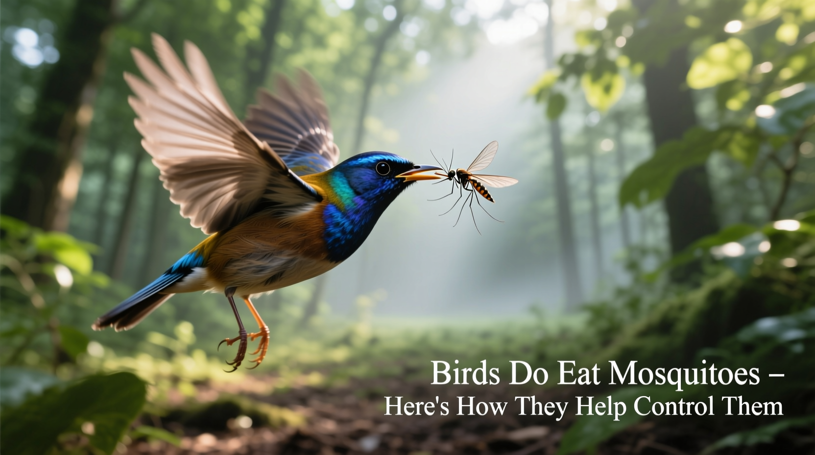 Yes, Birds Do Eat Mosquitoes – Here's How They Help Control Them
