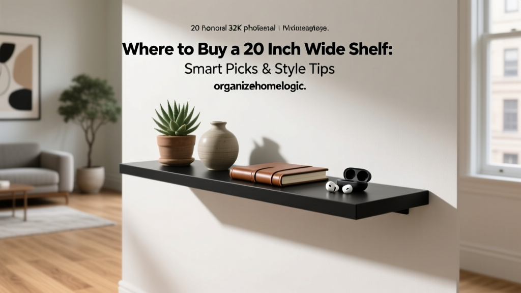 Where to Buy a 20 Inch Wide Shelf: Smart Picks & Style Tips