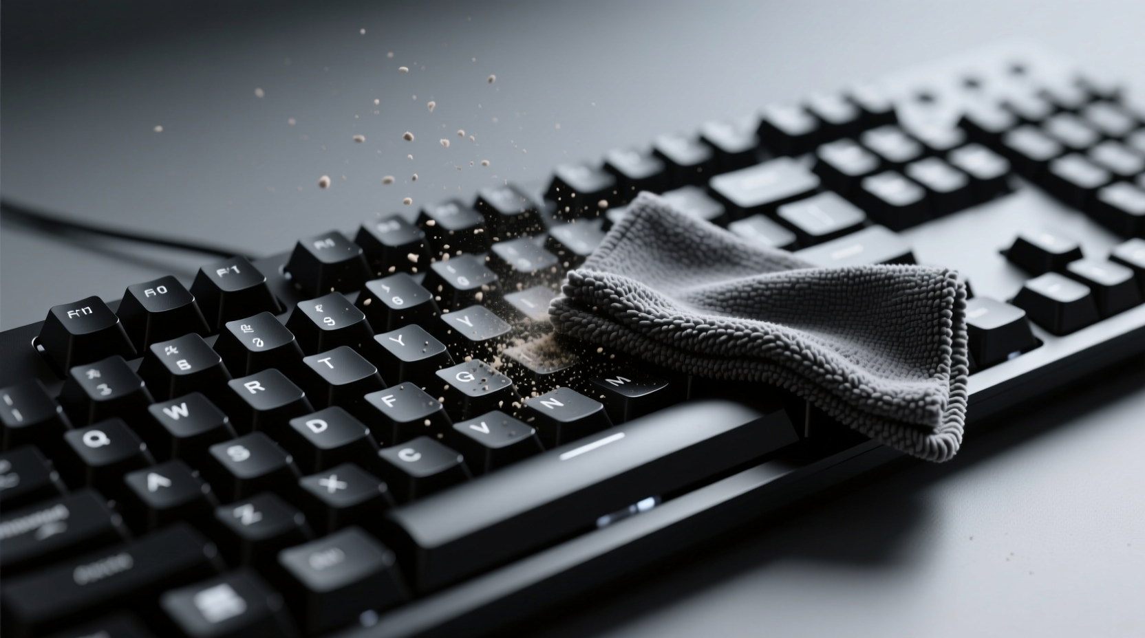 eco friendly cleaning tips for matte black keyboards