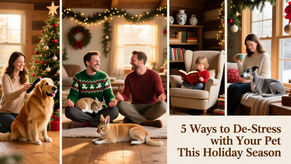 5 Ways to De-stress with Your Pet This Holiday Season