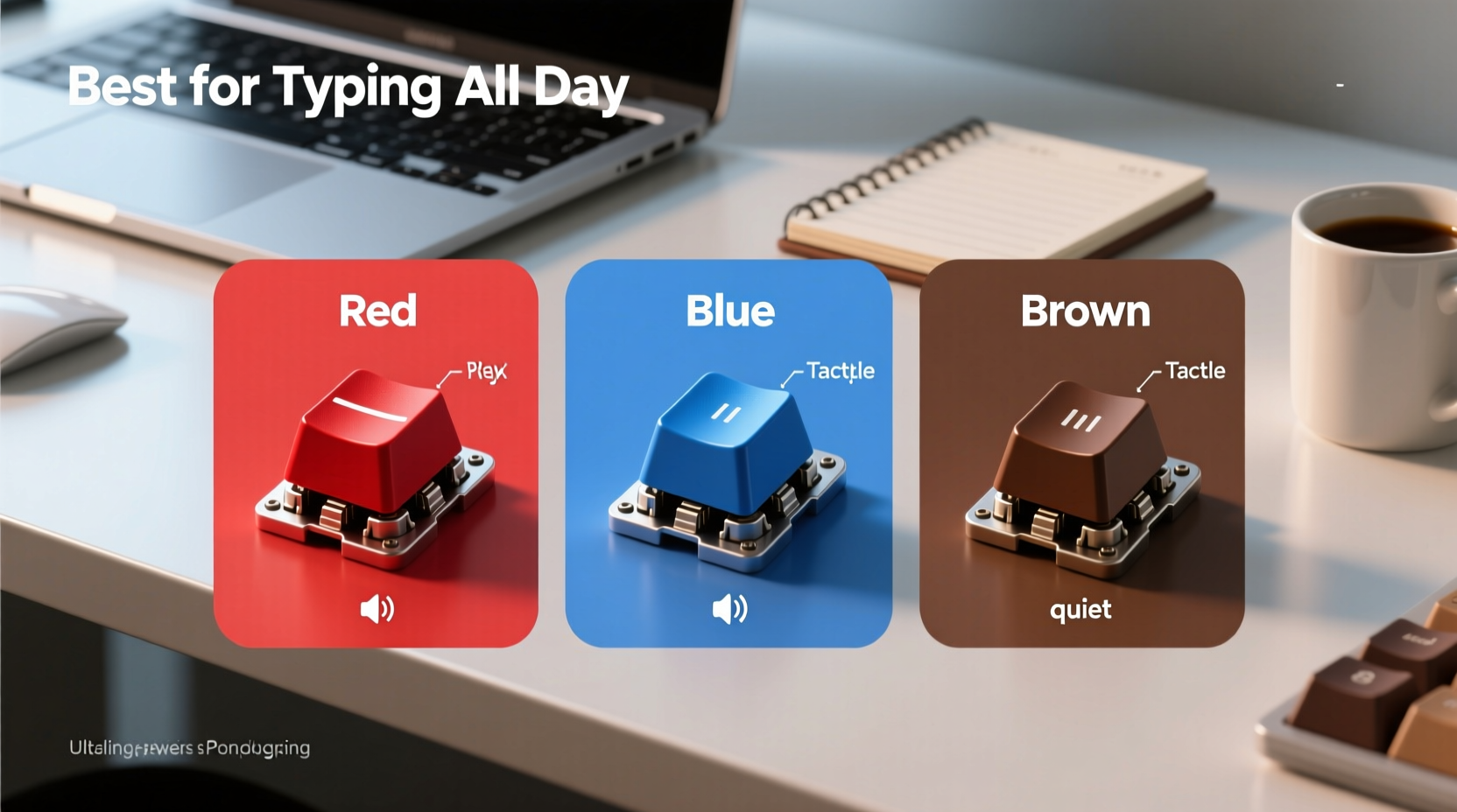 Mechanical Keyboard Switches Red Vs Blue Vs Brown Which Is Best For ...
