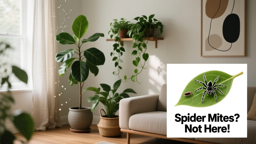 Prevent Spider Mites on Low-Light Indoor Plants