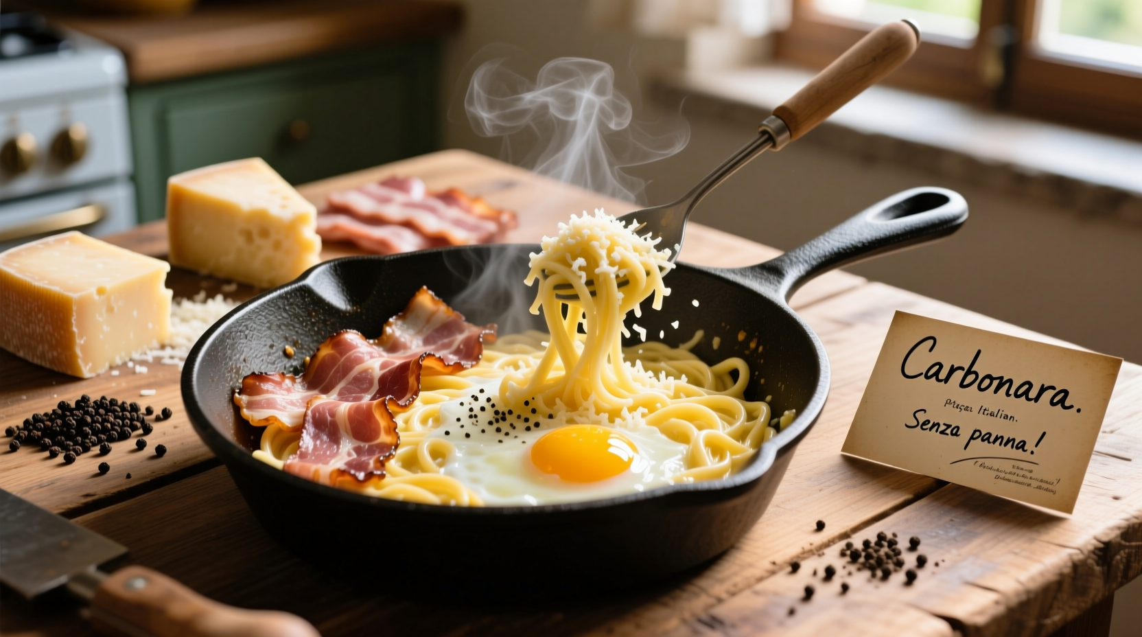 How to Cook Authentic Carbonara: 5-Ingredient Recipe