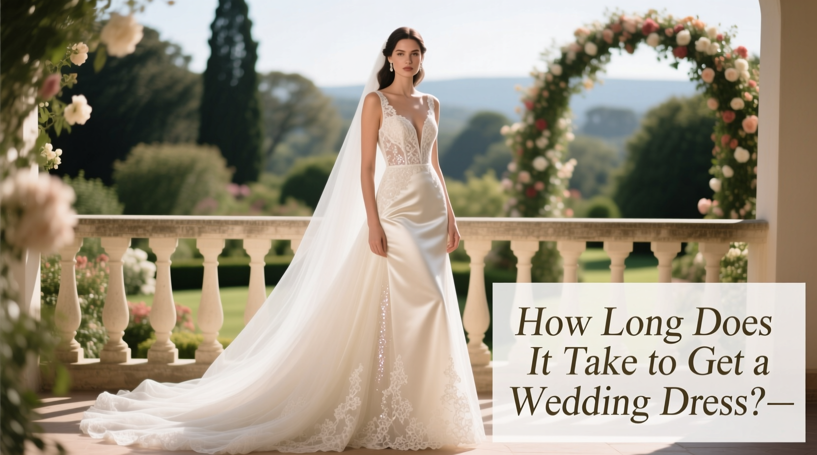 how long does it take to get a wedding dress