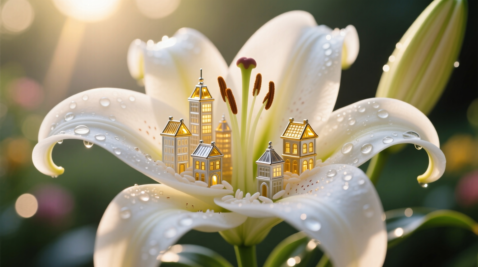 asiatic lily tiny skyline