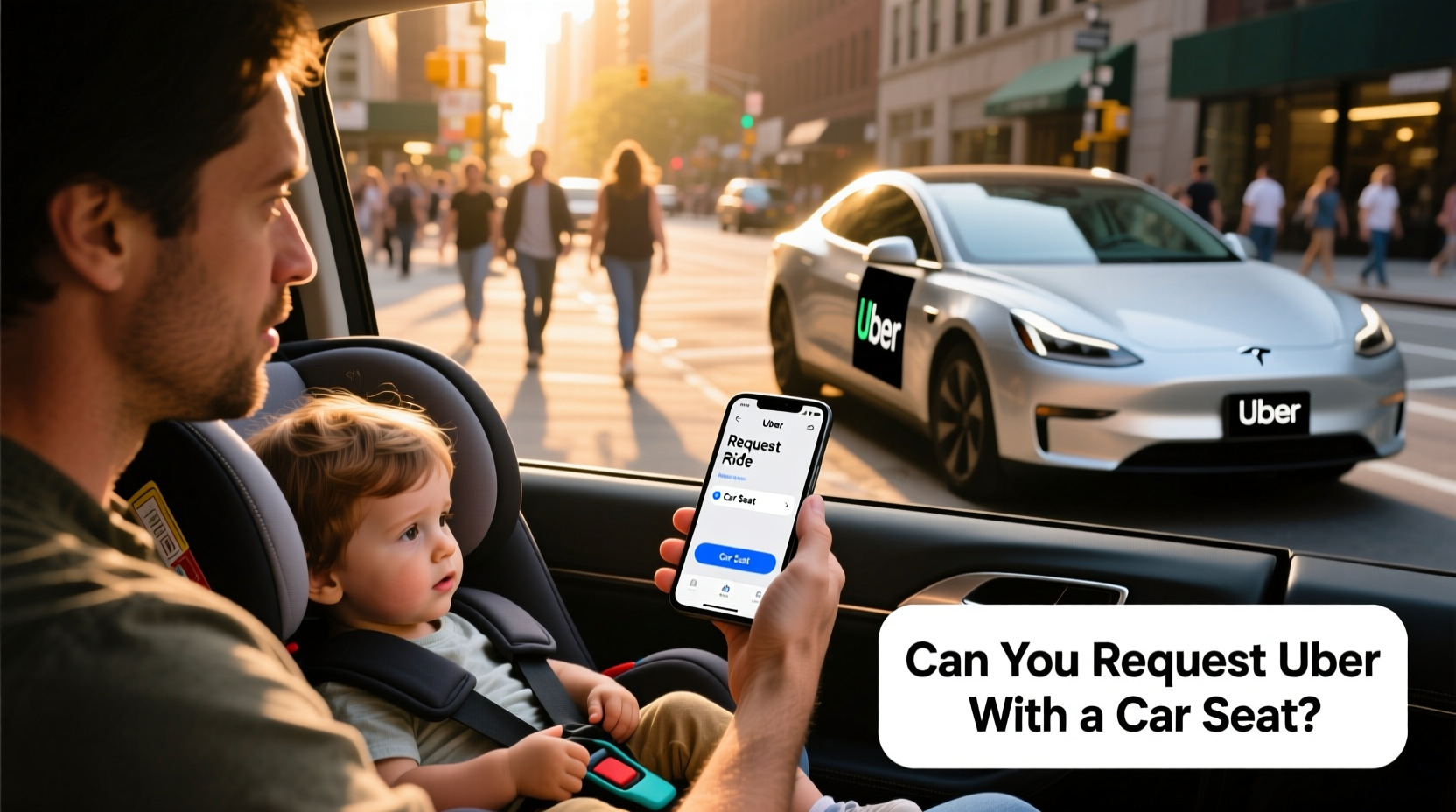can you request uber with car seat