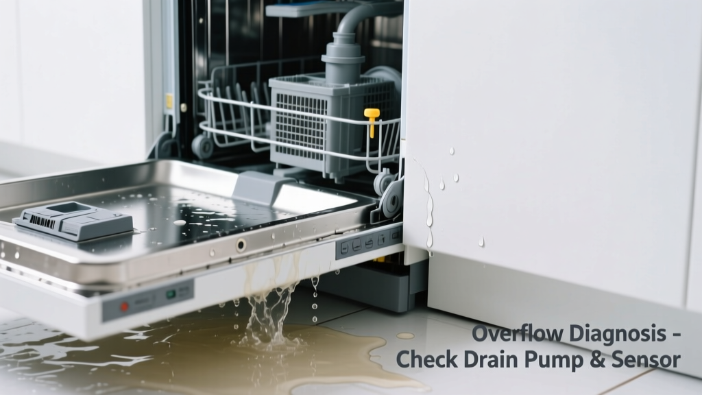 Dishwasher Overflowing & Leaking Water: Quick Diagnosis