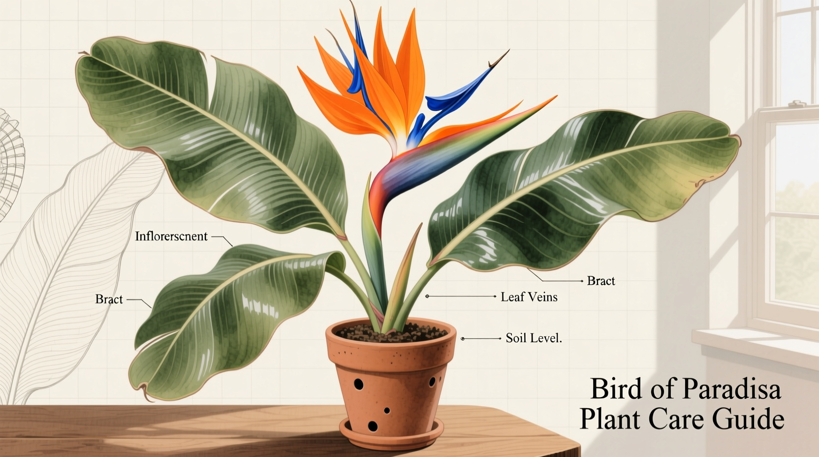 A Bird Of Paradise Plant