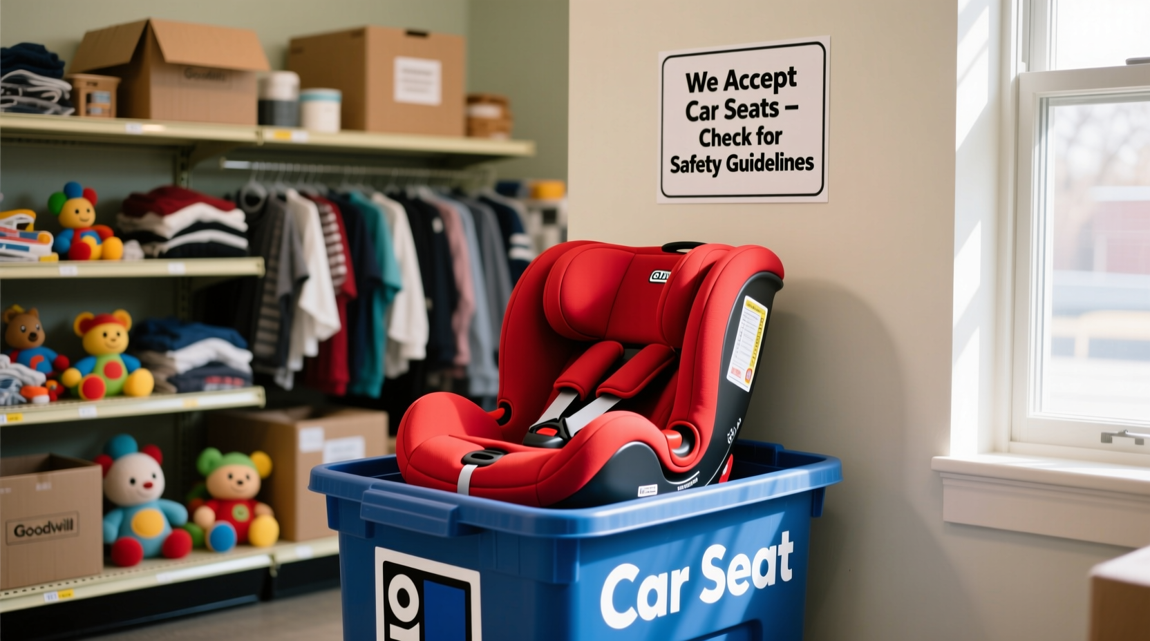 does goodwill take car seats