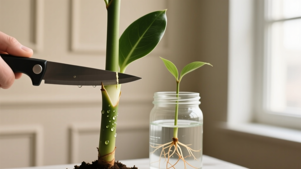 Where to Cut Indoor Plants for Water Propagation