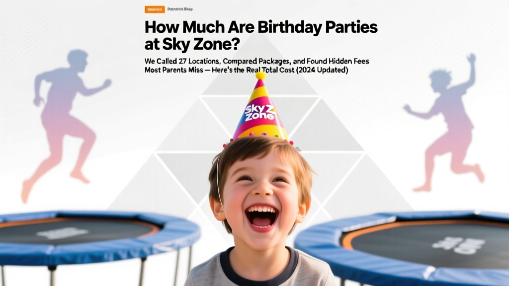 Sky Zone Birthday Party Costs (2026)