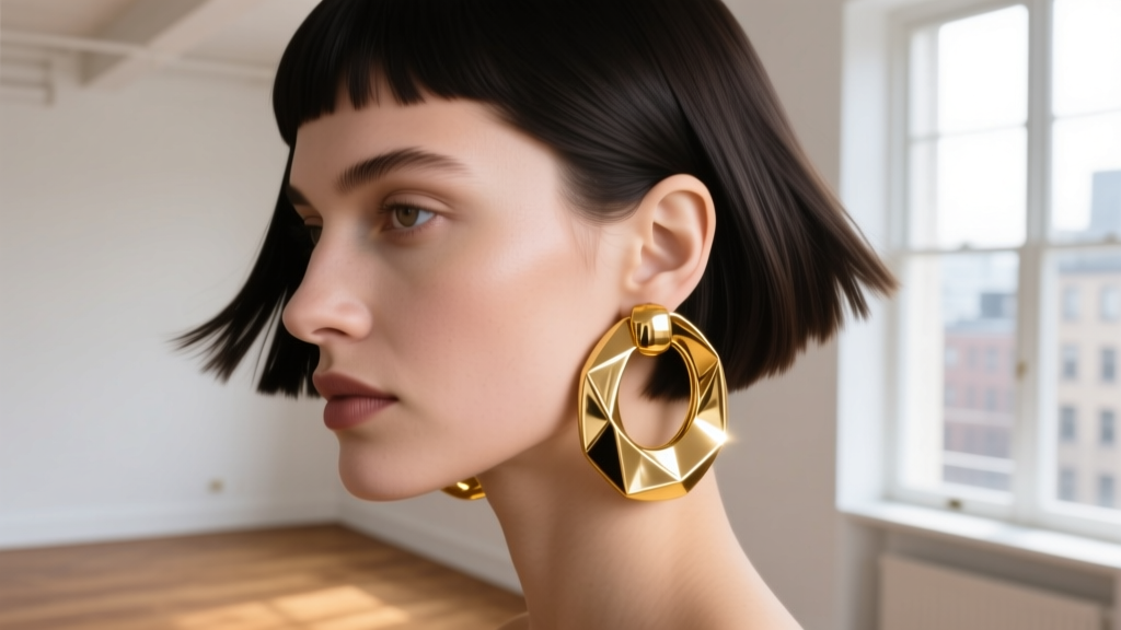How to Wear Hoop Earrings With Short Hair: Styling Guide
