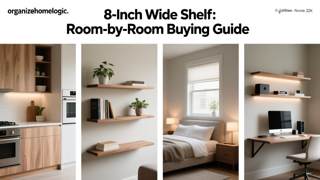 8-Inch Wide Shelf: Room-by-Room Buying Guide