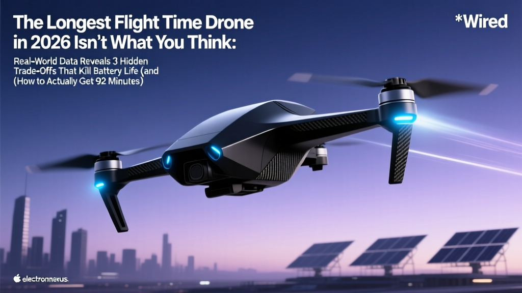 The Longest Flight Time Drone in 2026 Isn’t What You Think: Real-World Data Reveals 3 Hidden Trade-Offs That Kill Battery Life (and How to Actually Get 92 Minutes)