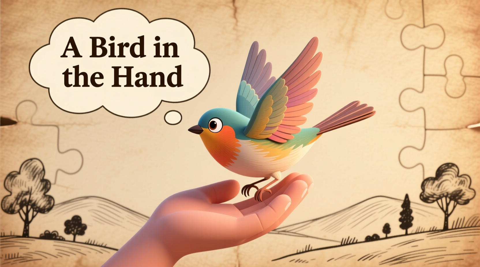 a bird in the hand puzzle