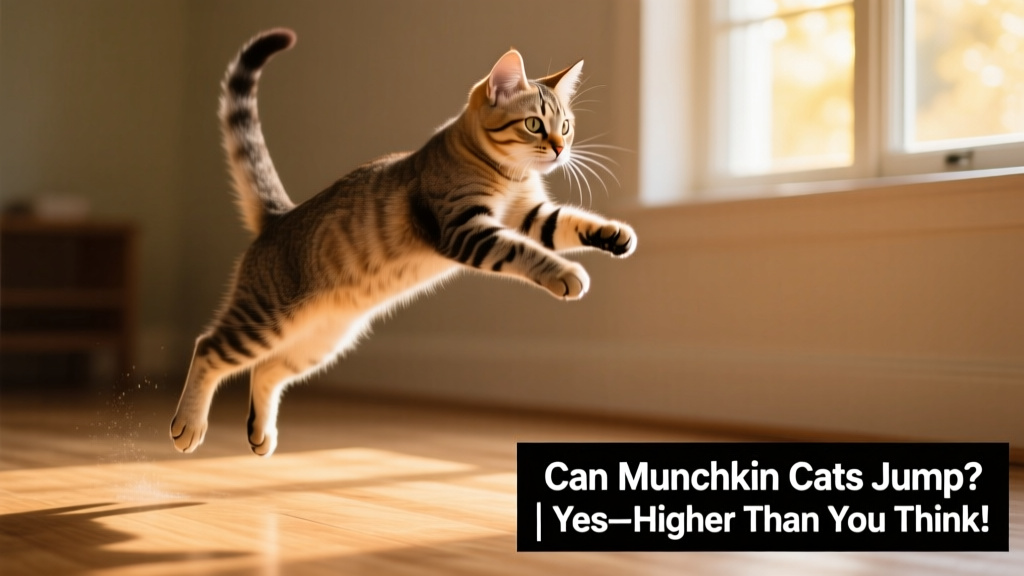 How High Can a Munchkin Cat Jump? Can They Jump at All?