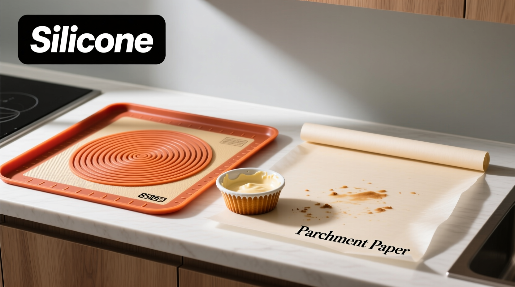 are silicone baking mats truly better than parchment paper