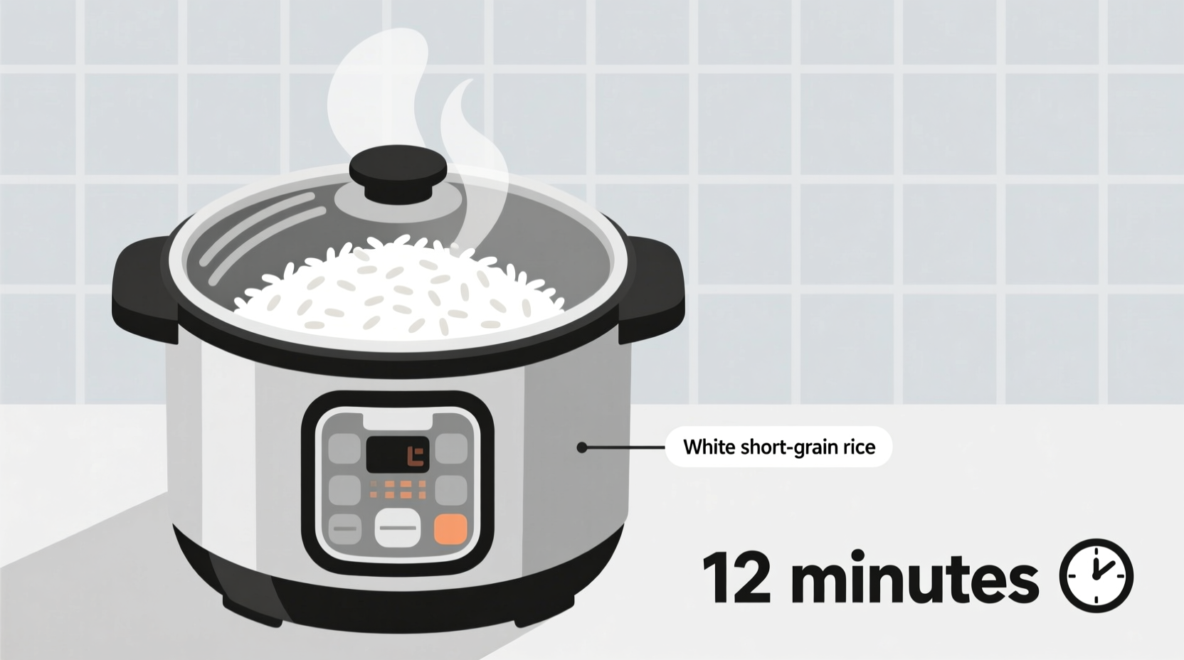 how long to cook rice in pressure cooker