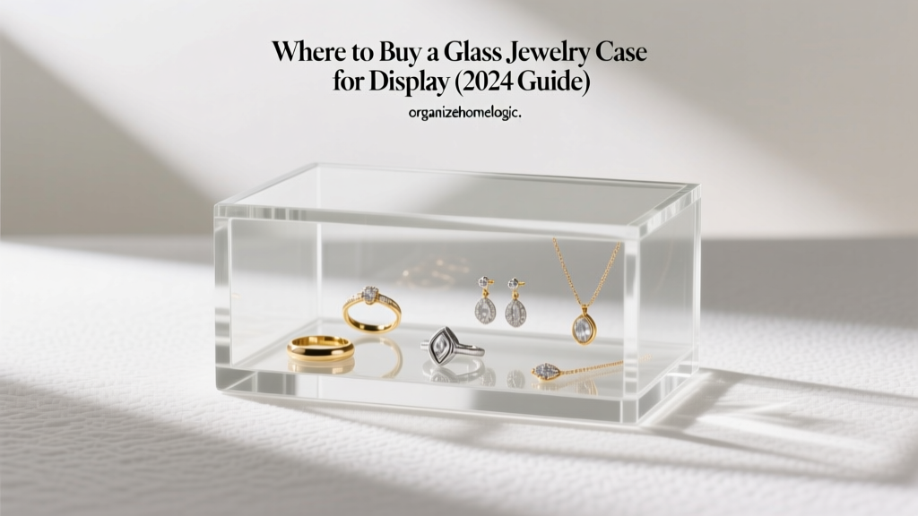 Where to Buy a Glass Jewelry Case for Display (2024 Guide)