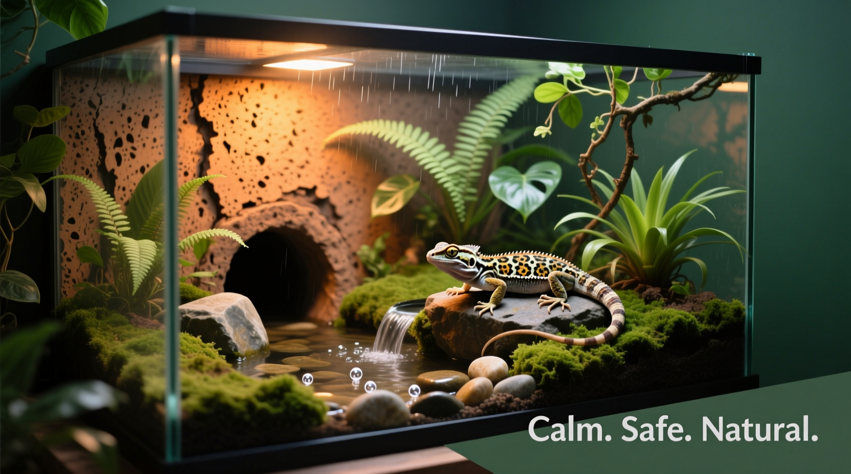 how to create a calming environment for anxious reptiles