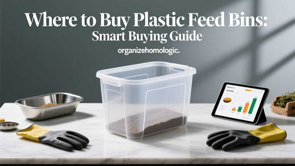 Where to Buy Plastic Feed Bins: Smart Buying Guide