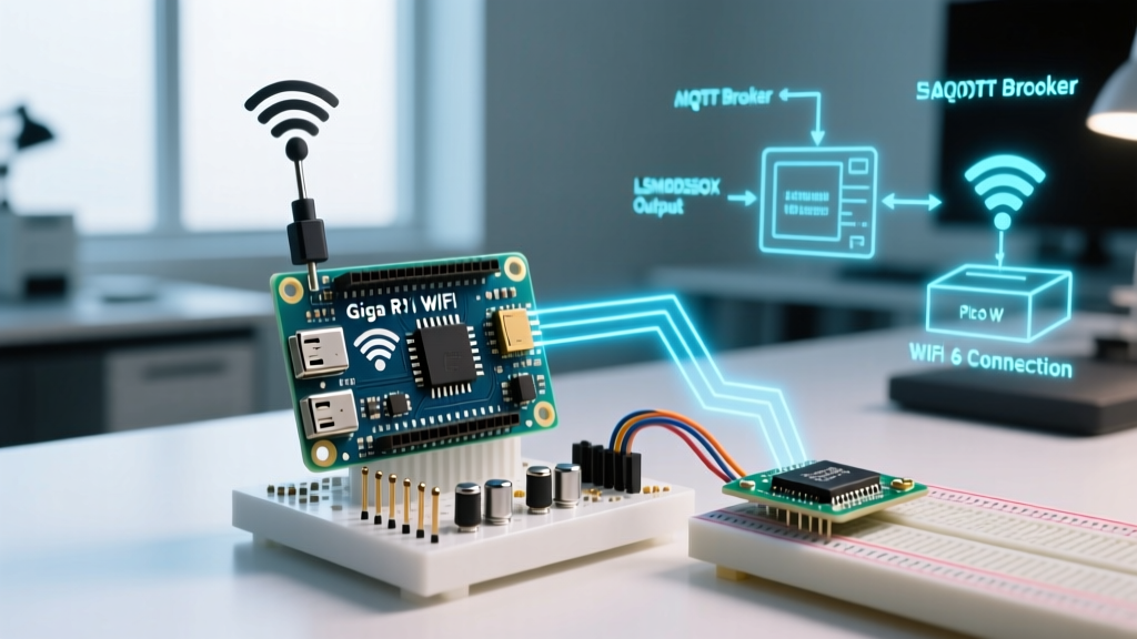 Arduino Giga R1 WiFi MQTT Tutorial: IoT Sensor Walkthrough
