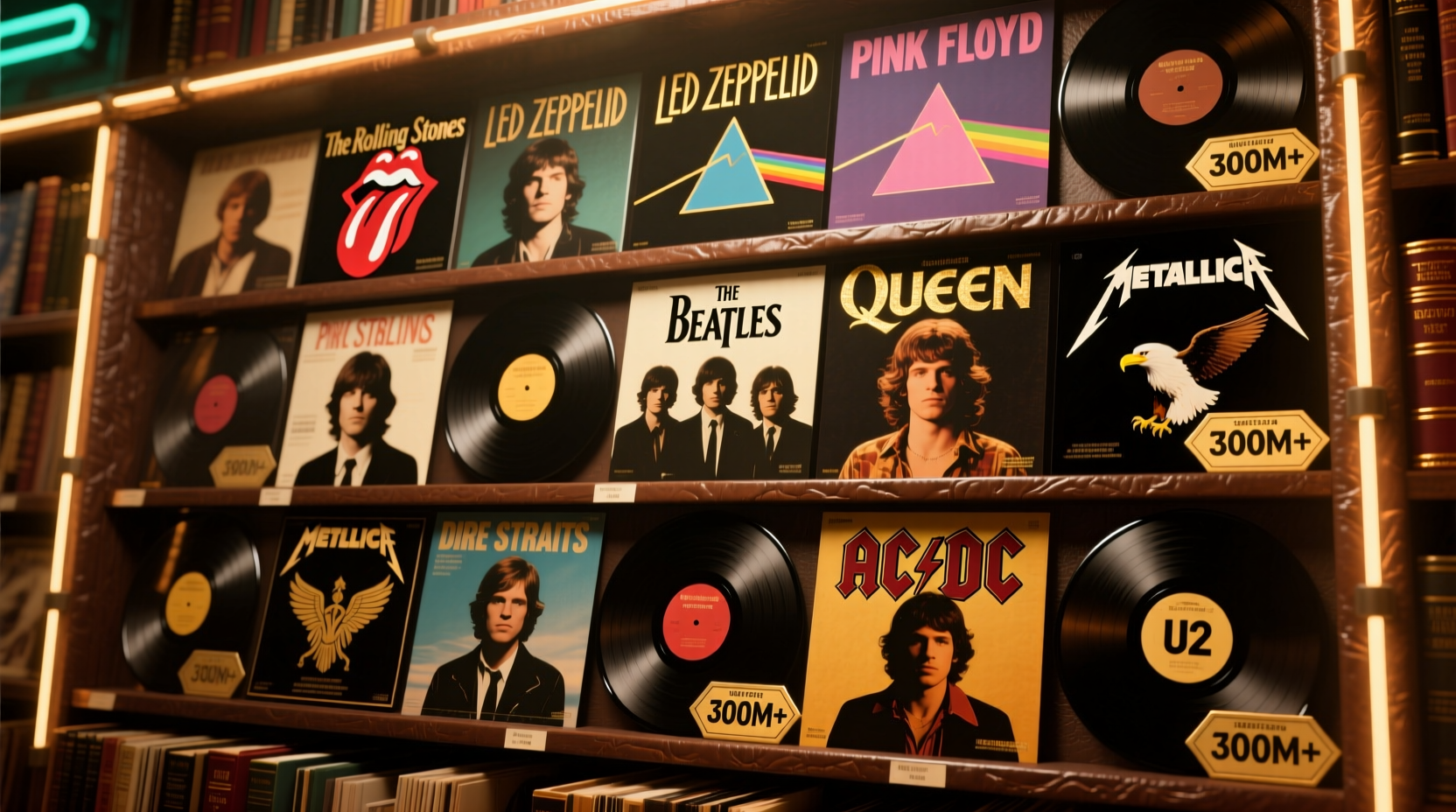 best selling rock groups of all time