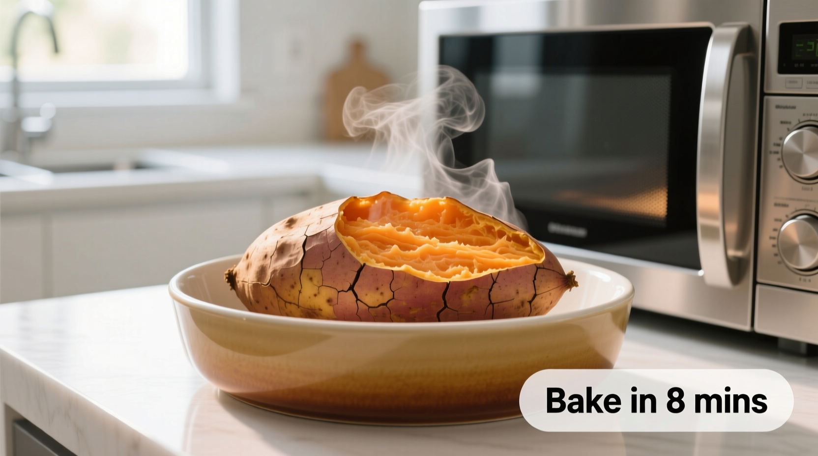 Microwave Baked Sweet Potatoes: 8-Minute Perfect Results
