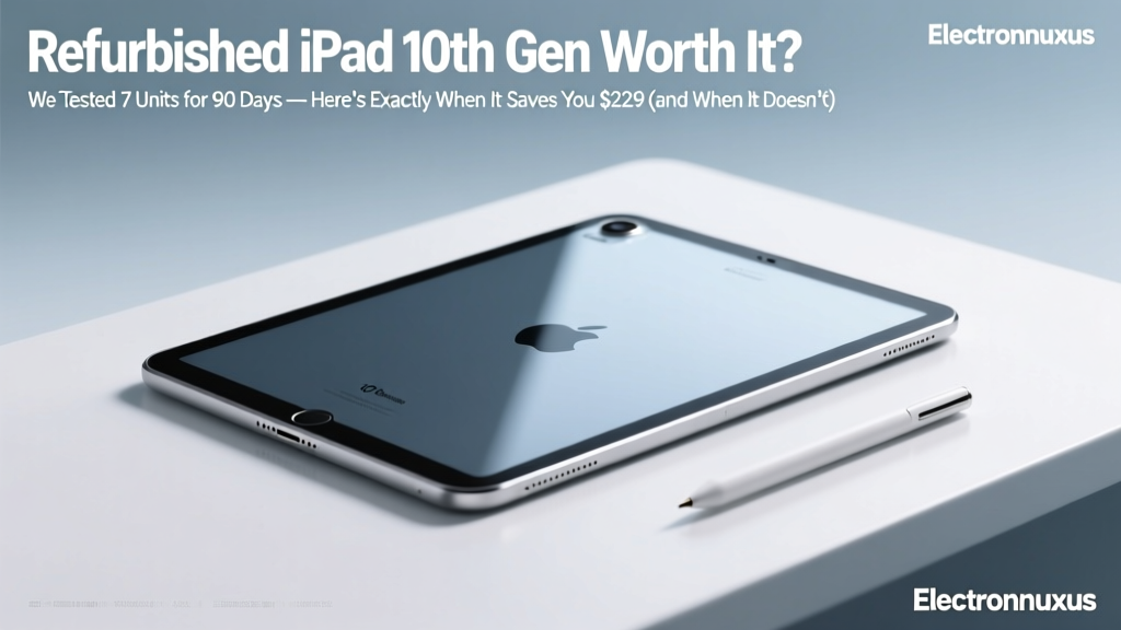 Refurbished iPad 10th Gen Worth It? We Tested 7 Units for 90 Days — Here’s Exactly When It Saves You $229 (and When It Doesn’t)