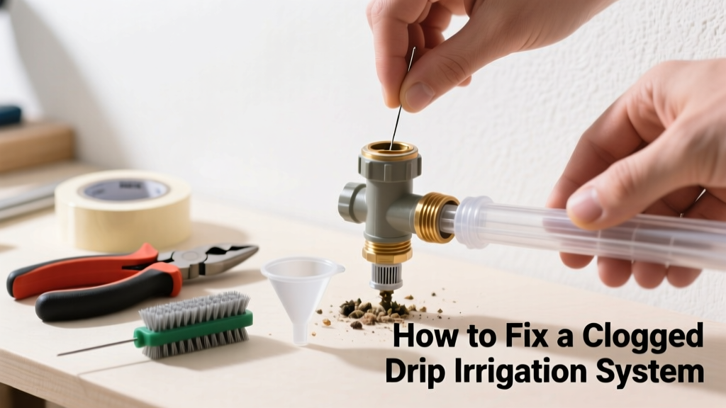How to Fix a Clogged Drip Irrigation System