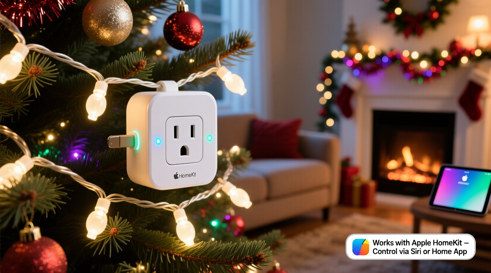 do smart plug christmas light controllers work with apple homekit