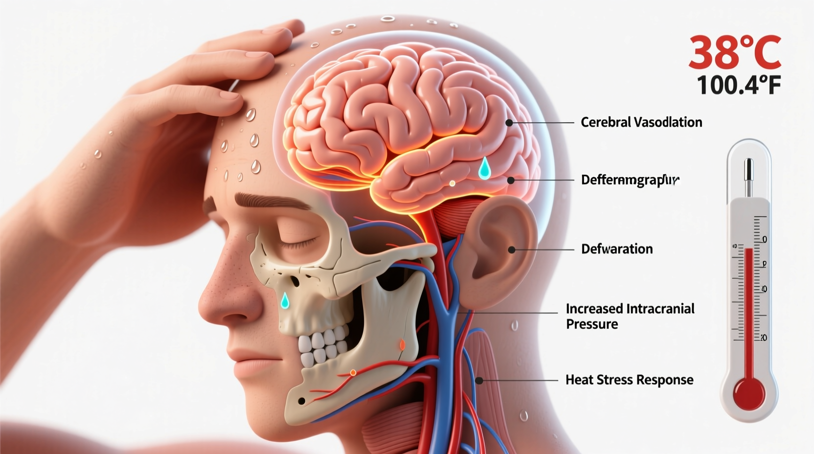 why do i get a headache after exercising in the heat