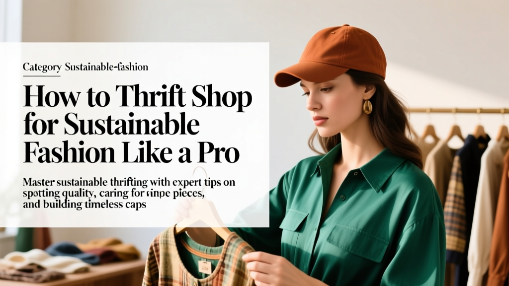 How to Thrift Shop for Sustainable Fashion Like a Pro
