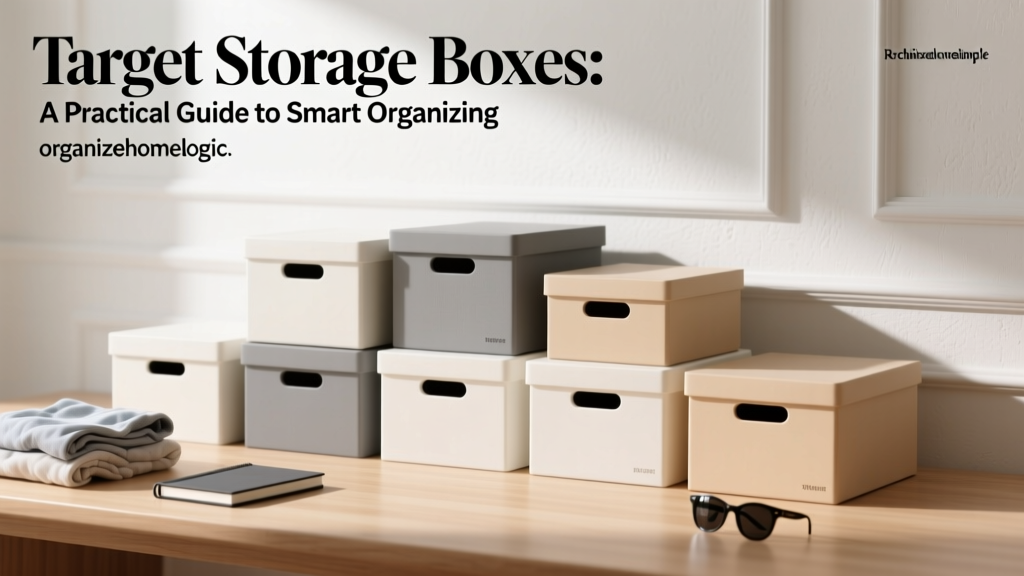 Target Storage Boxes: A Practical Guide to Smart Organizing