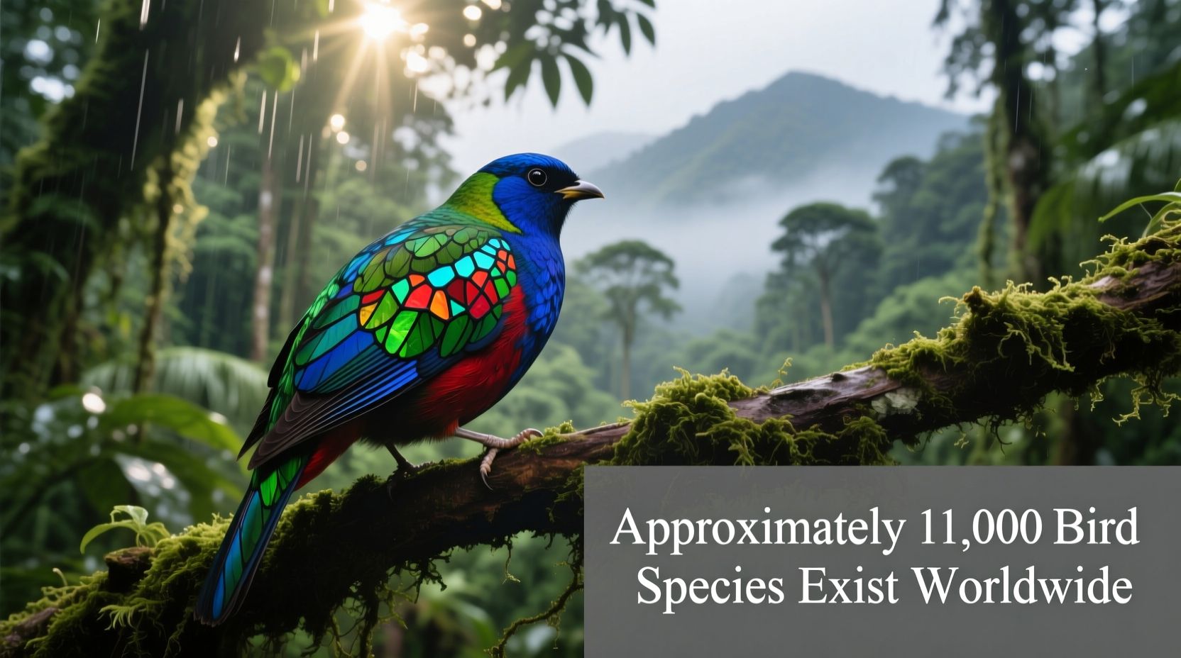 how many bird species are there in the world
