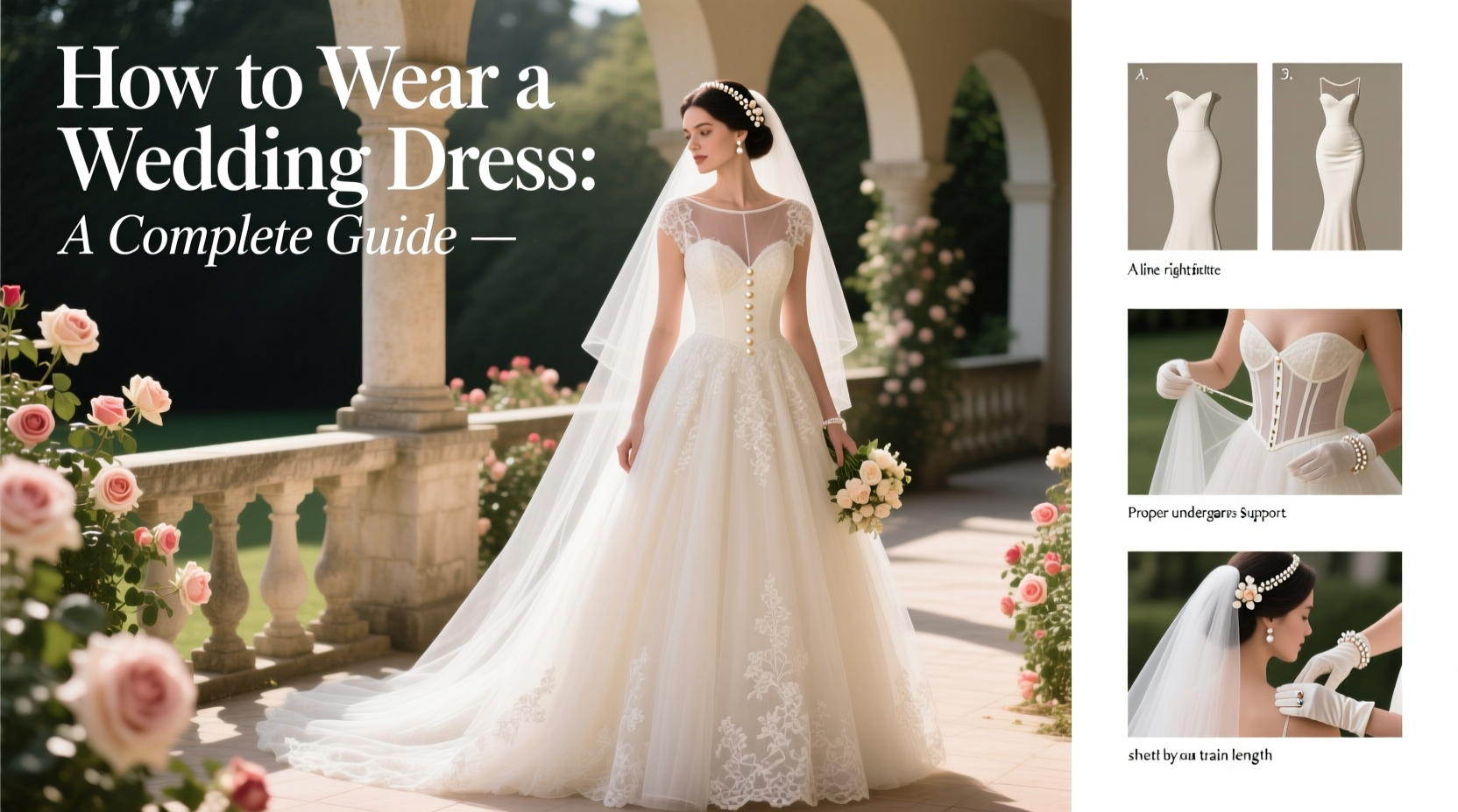 how to wear dress in wedding