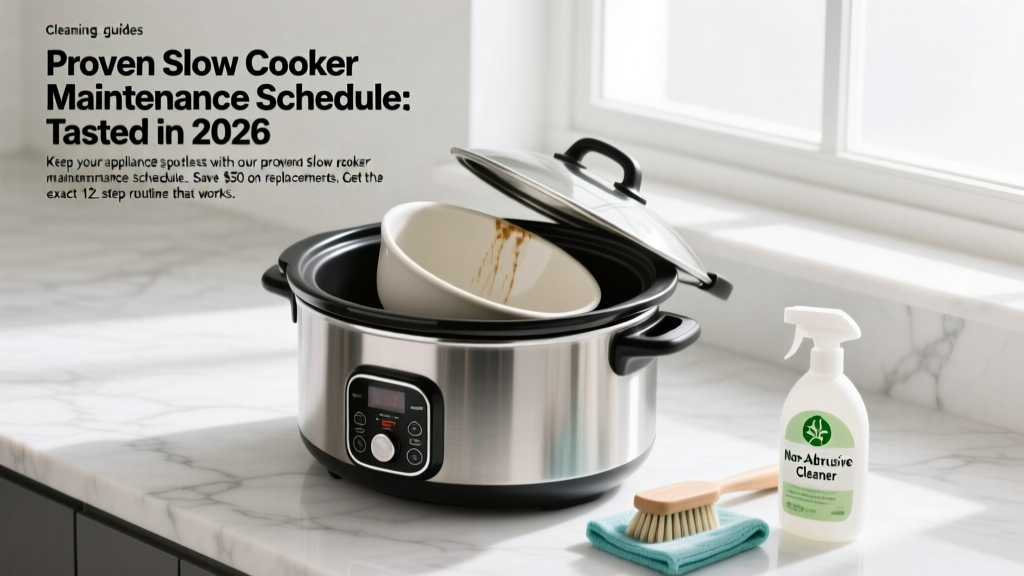 Proven Slow Cooker Maintenance Schedule: Tested in 2026