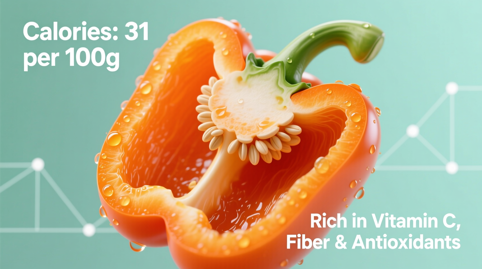 Orange Bell Pepper Calories: 31 Per Medium Pepper