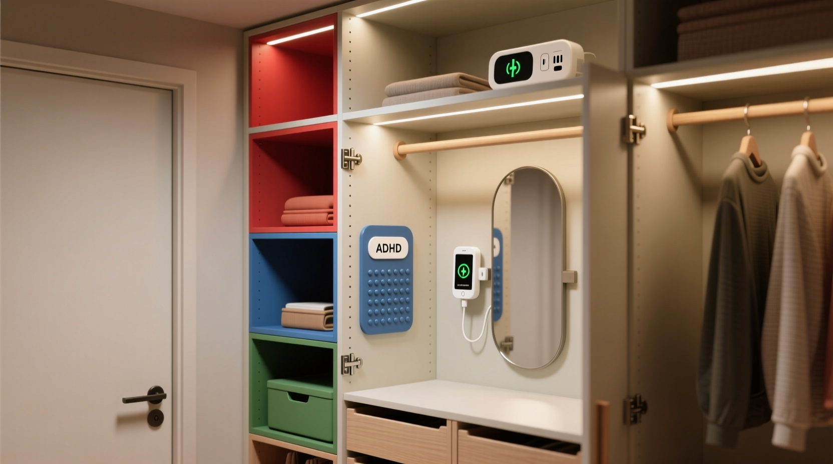 closet organization for adhd chronic fatigue