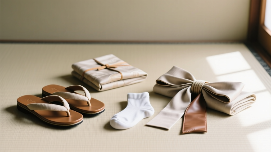 Kimono Accessories Guide: Zori, Tabi, and Obi Styling
