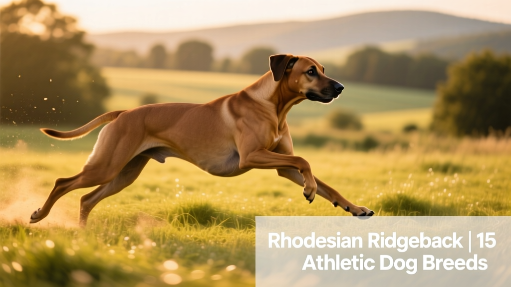 running rhodesian ridgeback