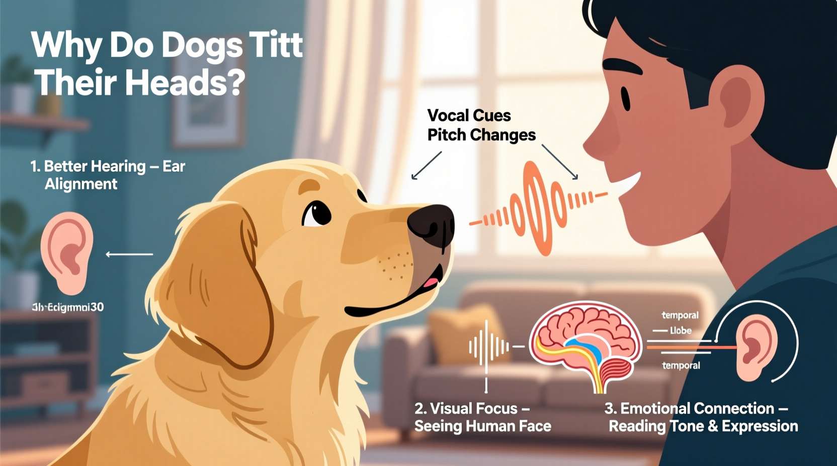 why does my dog tilt his head when i talk to him science behind the cute gesture