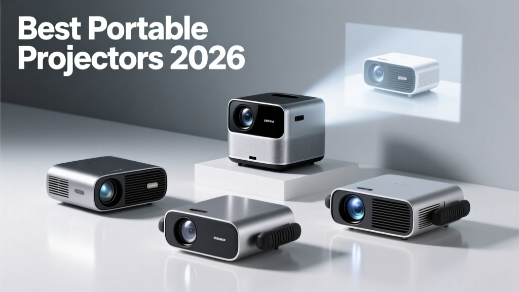 Best Portable Projectors in 2026: 10 Units Tested for Brightness and Battery Life