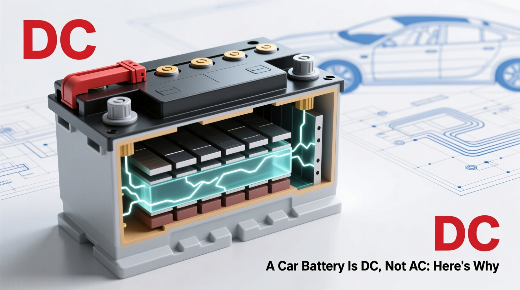 a car battery is ac or dc
