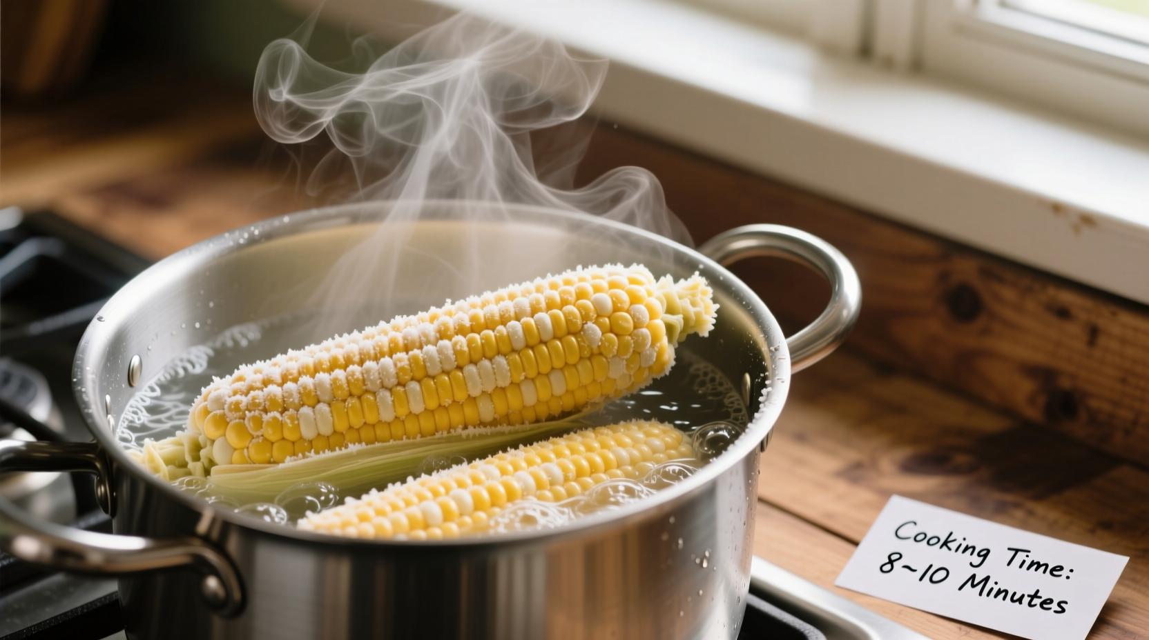 how long to cook frozen corn on the cob