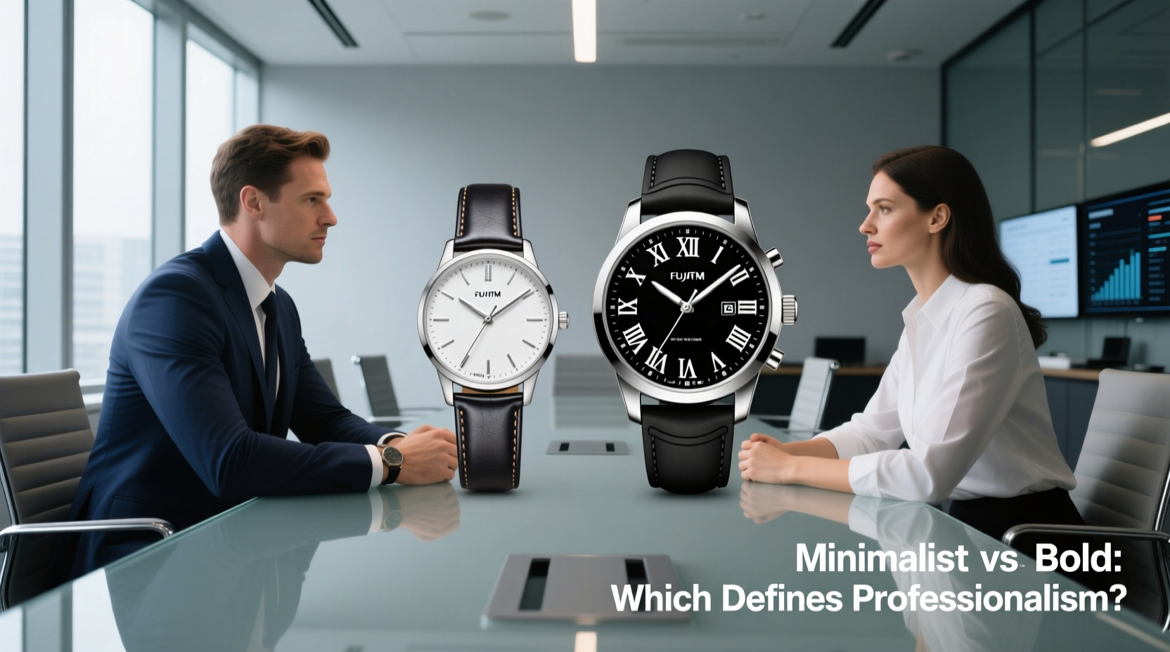 minimalist watch vs oversized dial which looks more professional at work