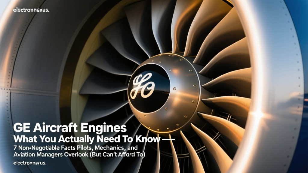 GE Aircraft Engines: What You Actually Need To Know — 7 Non-Negotiable Facts Pilots, Mechanics, and Aviation Managers Overlook (But Can’t Afford To)
