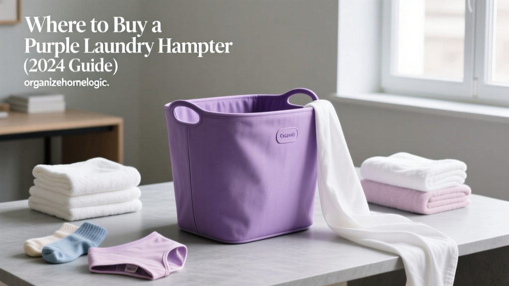 Where to Buy a Purple Laundry Hamper (2024 Guide)
