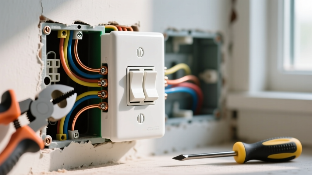 How to Wire a Double Light Switch: Duplex Rocker Installation Guide