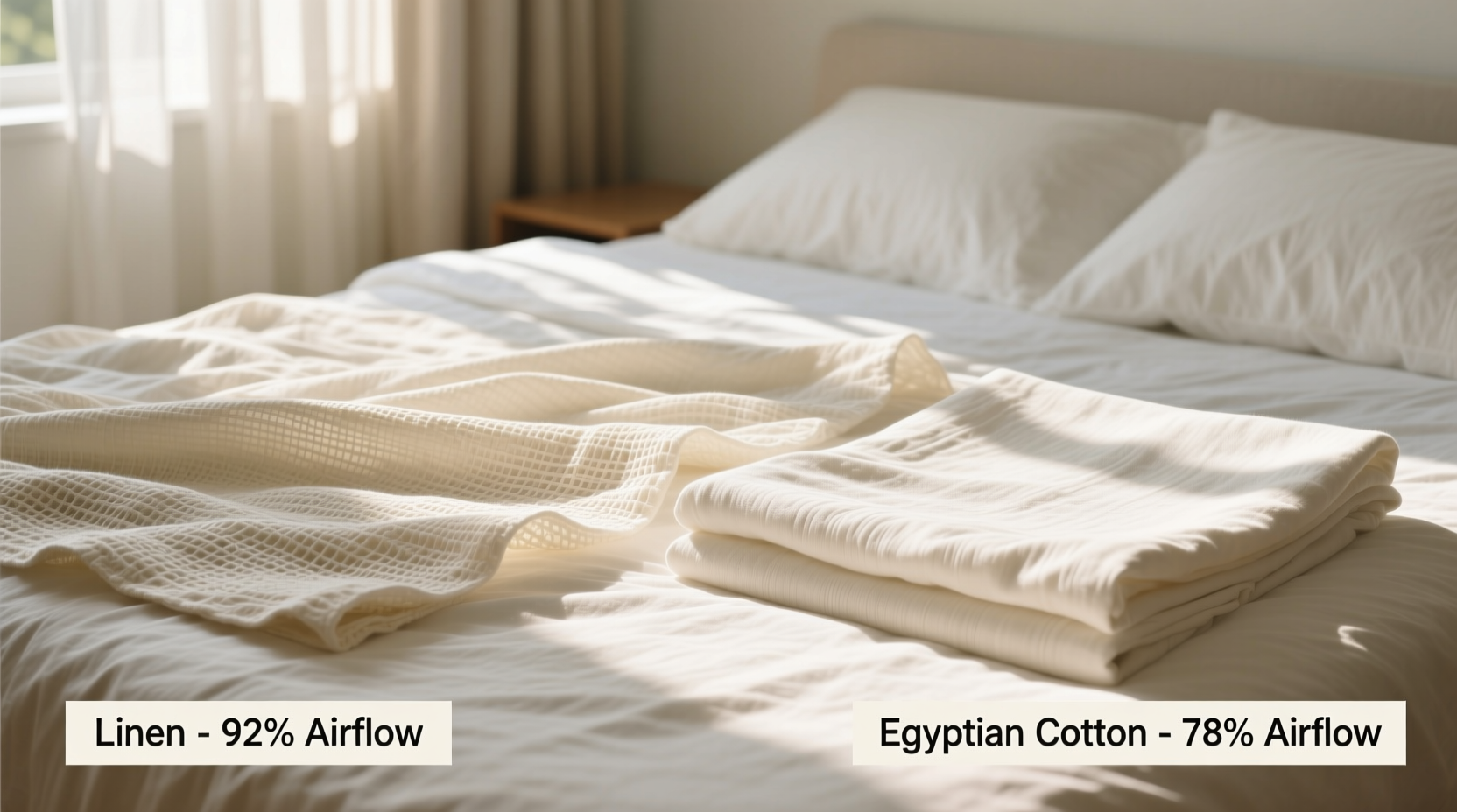 linen sheets vs egyptian cotton which fabric actually keeps you cool in a heatwave
